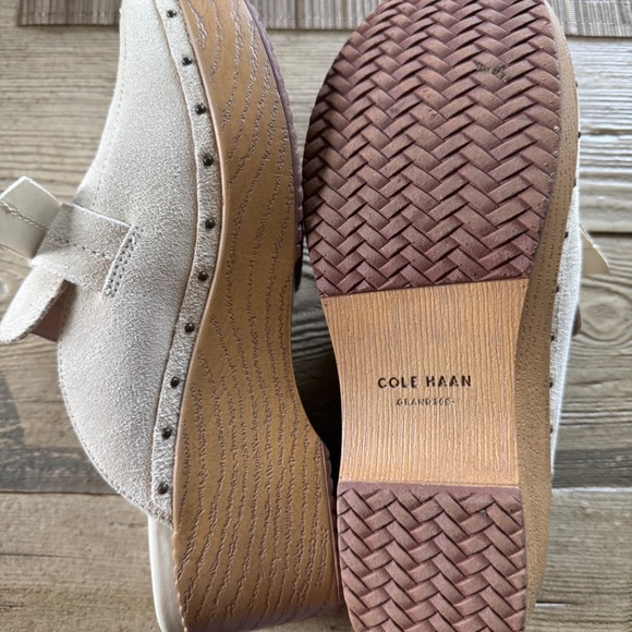 Cole Haan Suede Wedge Sandal - Picture 4 of 7